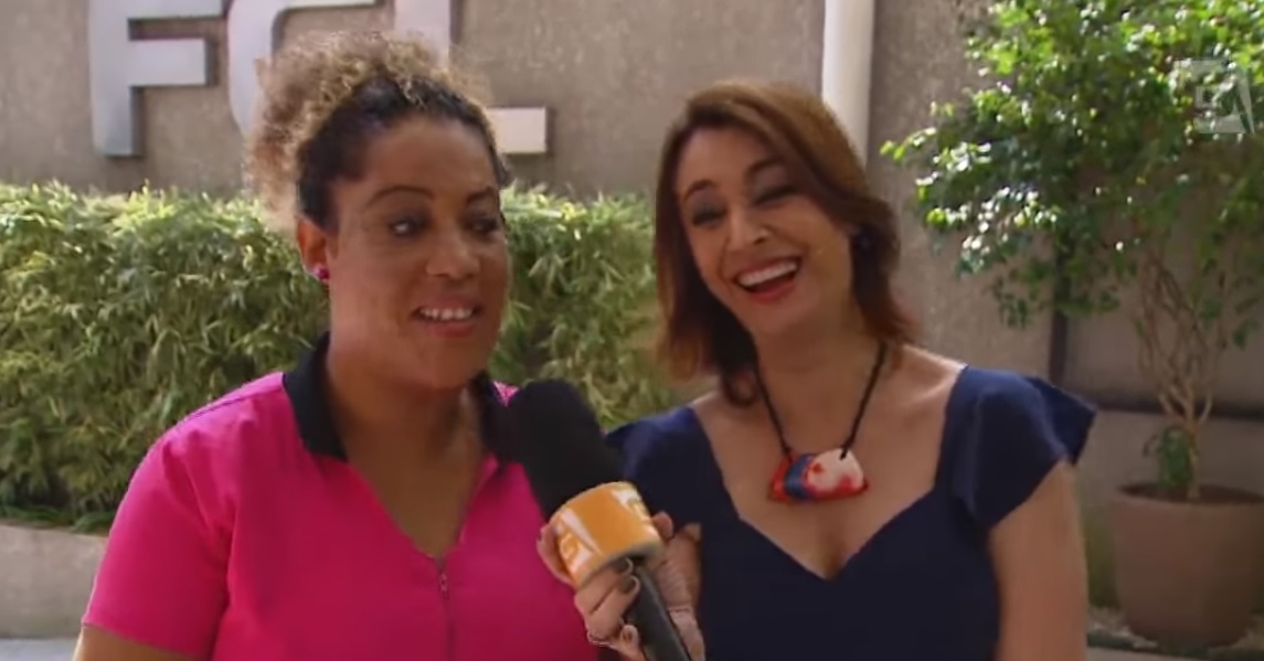 Catia Fonseca conversou com mecanica no Mulheres