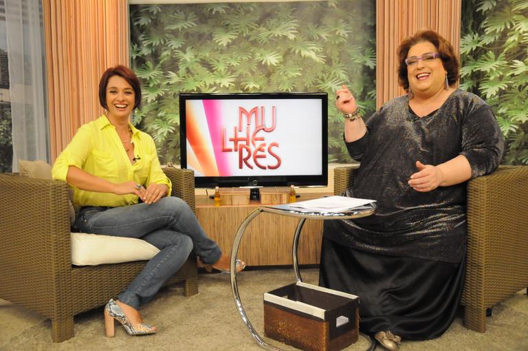 Cátia Fonseca e Mamma Bruschetta trabalharam juntas por muitos anos (Reprodução/TV Gazeta)