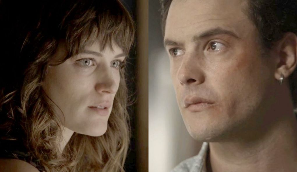 Clara (Bianca Bin) e Gael (Sergio Guize) de O Outro Lado do Paraiso