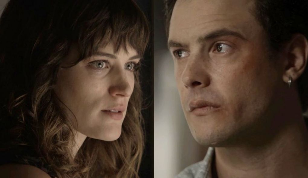 Clara (Bianca Bin) e Gael (Sergio Guize) de O Outro Lado do Paraiso
