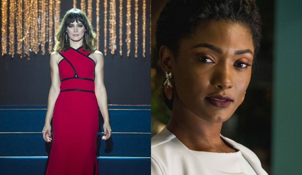 Clara (Bianca Bin) e Raquel (Erika Januza) de O Outro Lado do Paraiso