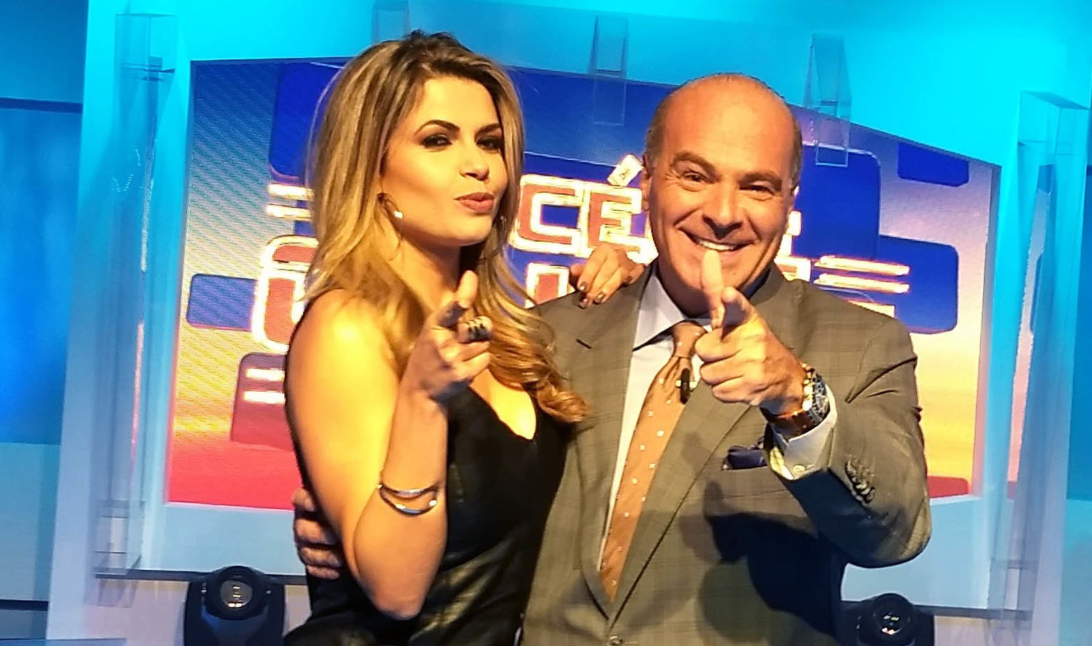 Cacau Colucci e Marcelo de Carvalho em O Céu é o Limite
