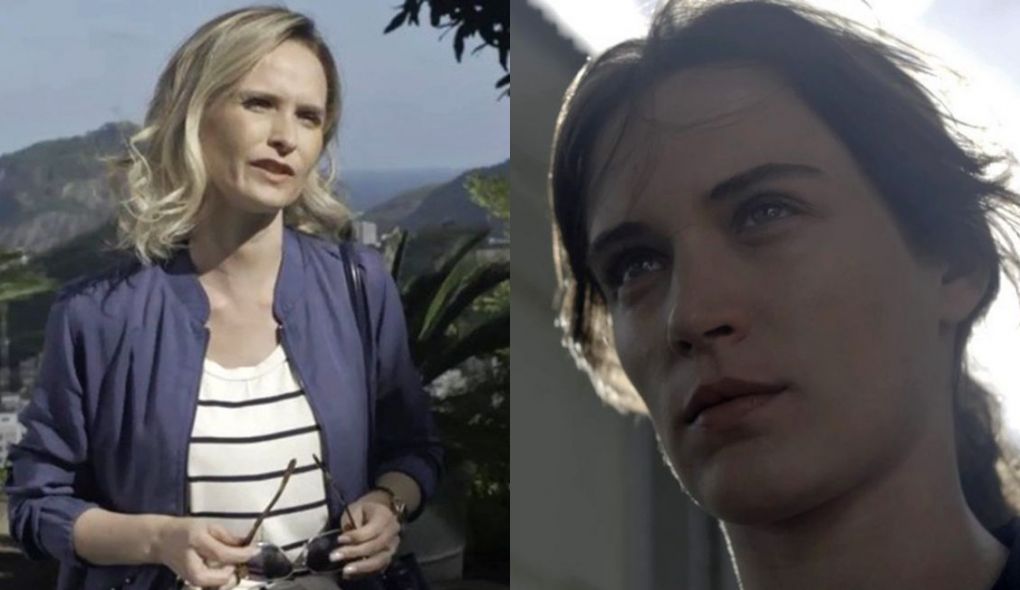 Fabiana (Fernanda Rodrigues) e Clara (Bianca Bin) de O Outro Lado do Paraiso