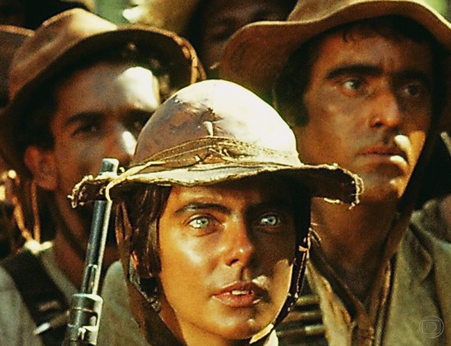 Diadorim (Bruna Lombardi) e Riobaldo (Tony Ramos) em Grande Sertão: Veredas