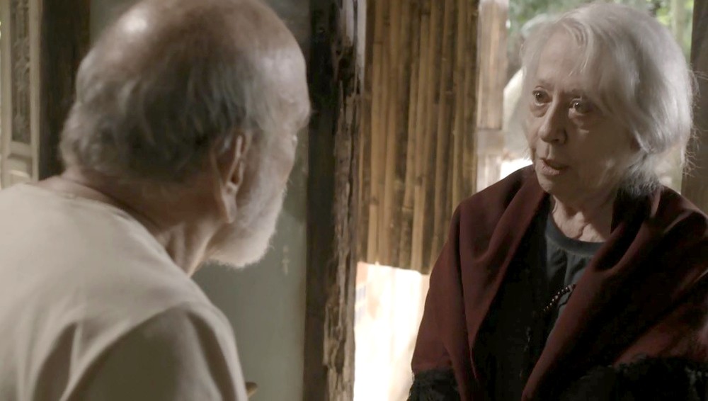 Josafa (Lima Duarte) e Mercedes (Fernanda Montenegro) de O Outro Lado do Paraiso