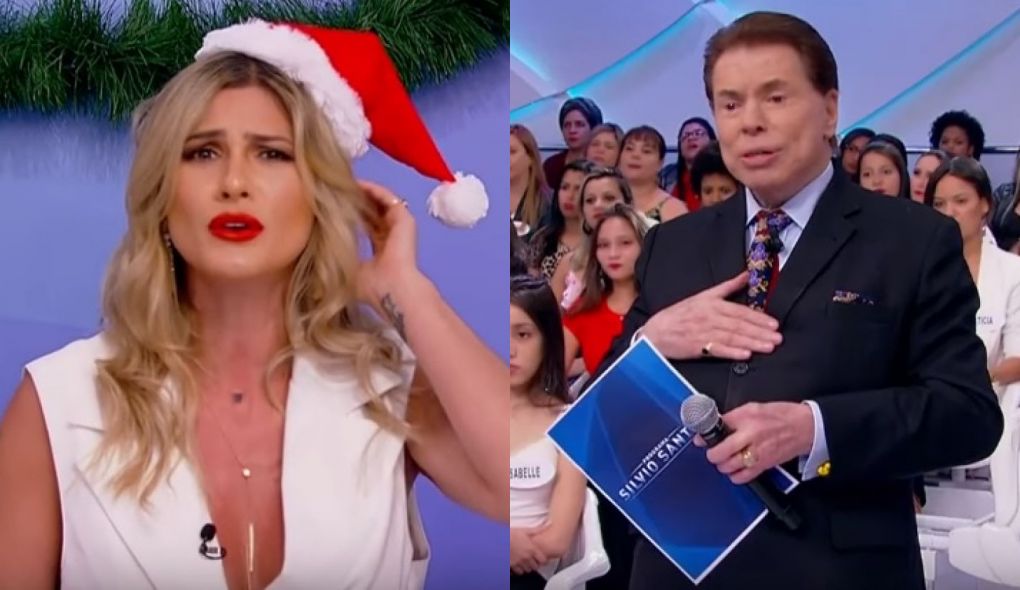 Livia Andrade e Silvio Santos