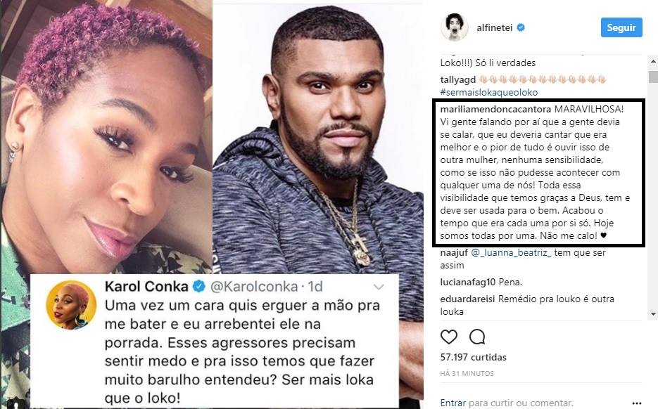 Marília Mendonça rebateu comentário de Mara Maravilha em rede social