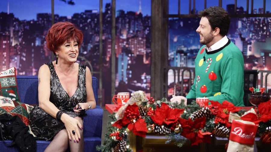 Nany People e Danilo Gentili no The Noite