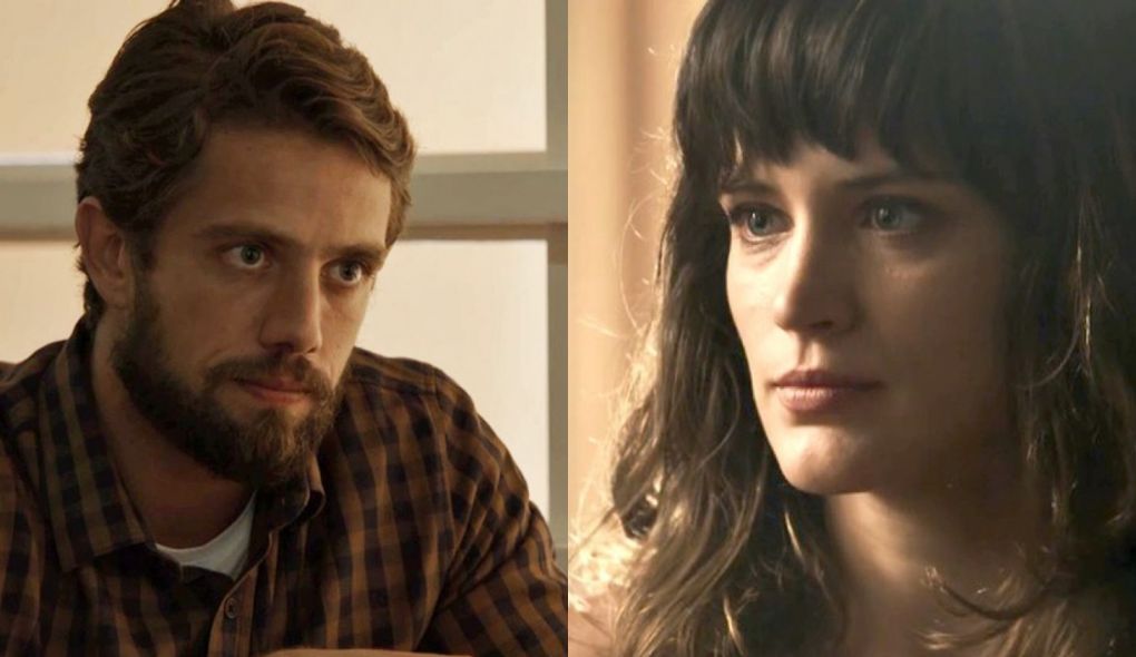 Renato (Rafael Cardoso) e Clara (Bianca Bin) de O Outro Lado do Paraíso