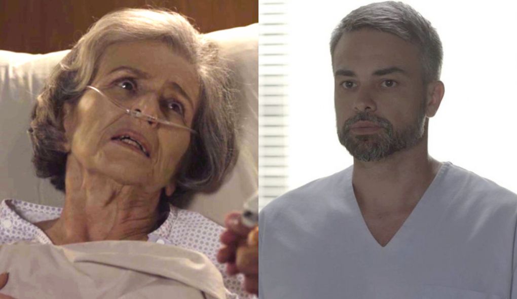 Sabine (Irene Ravache) e Adriano (Marcio Kieling) de Pega Pega