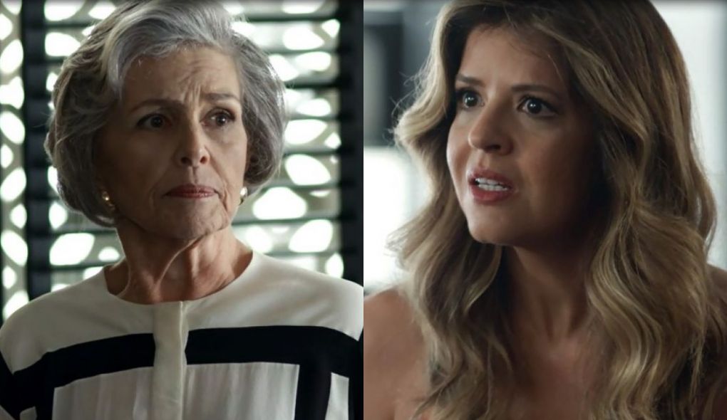 Sabine (Irene Ravache) e Maria Pia (Mariana Santos) de Pega Pega