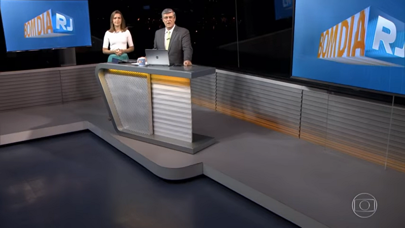 Flávio Fachel e Silvana Ramiro na edição desta sexta do Bom Dia Rio