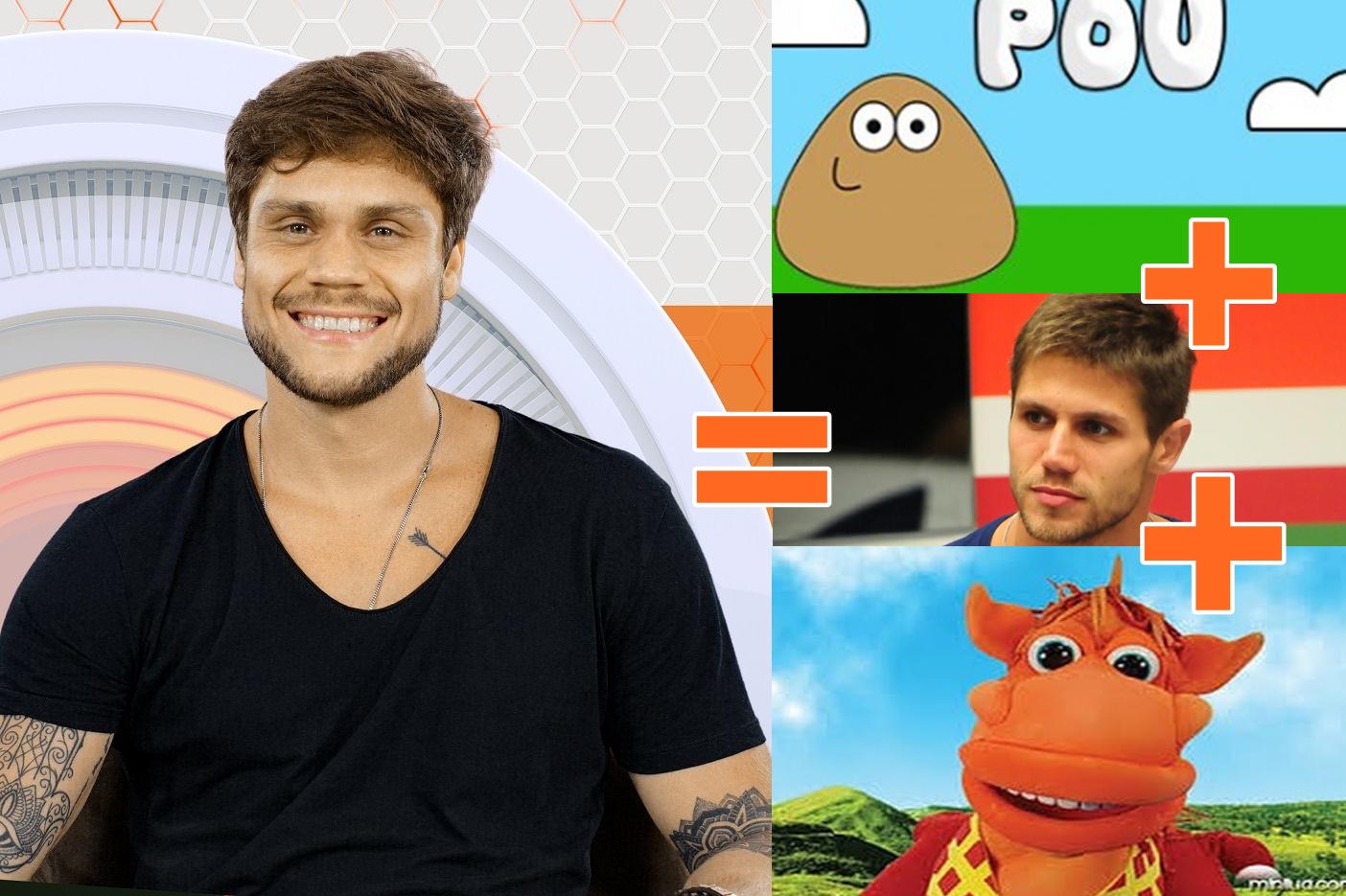 Breno, Pou, Jonas e Alípio do Cocoricó (Divulgação)