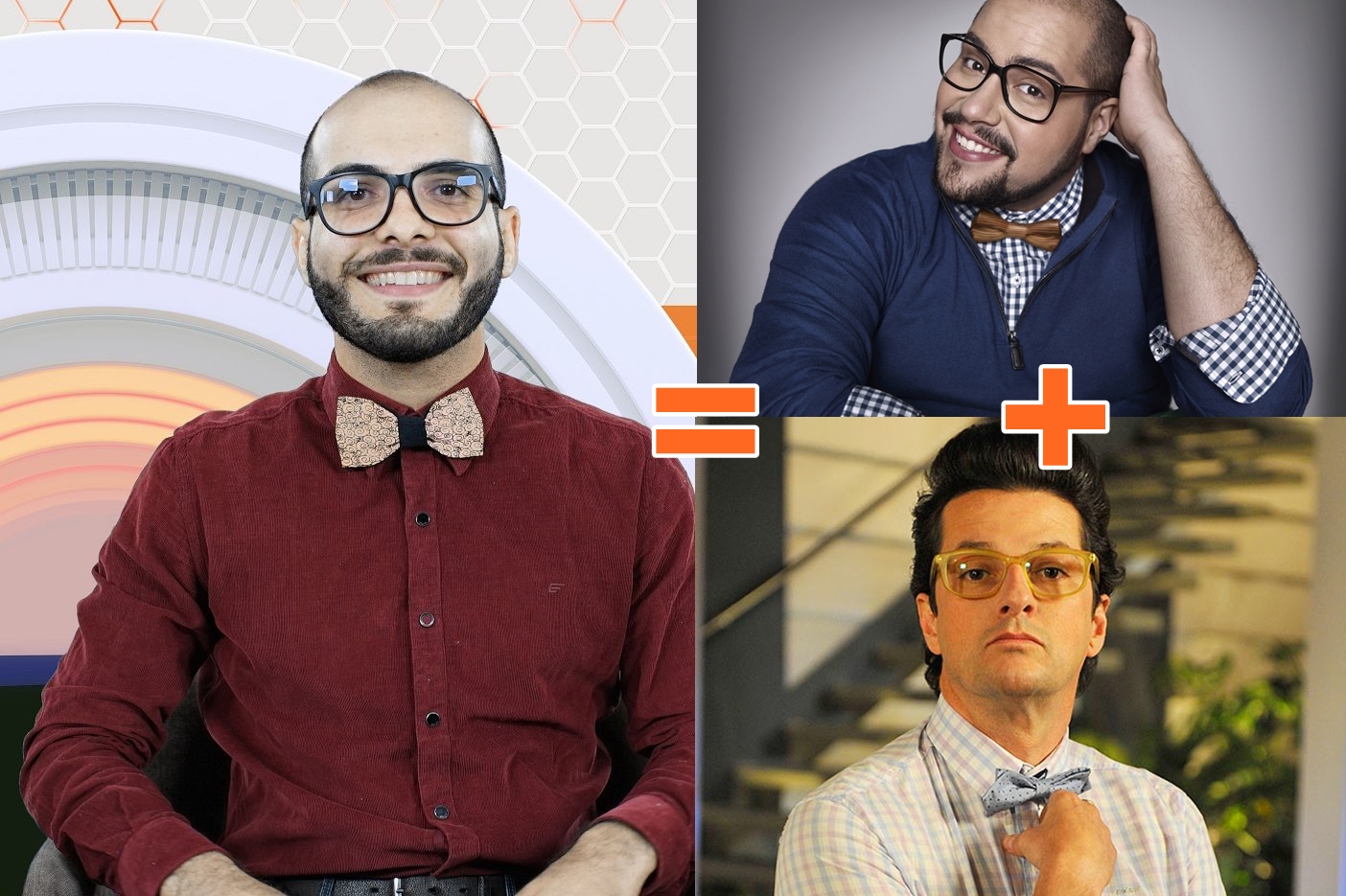 Mahmoud, Tiago Abravanel e Crô (Divulgação)