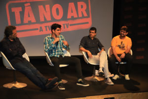 Bate-papo Tá no Ar - Mauricio Farias, Marcelo Adnet, Marcius Melhem e Rodrigo Fonseca.
