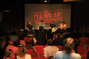 Bate-papo Tá no Ar - Mauricio Farias, Marcelo Adnet, Marcius Melhem e Rodrigo Fonseca.