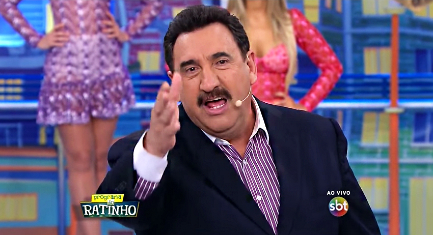 Ratinho alfineta ex-símbolo sexual (Divulgação/SBT)