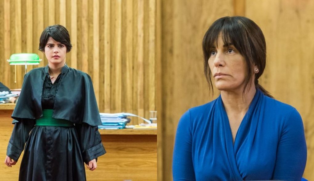 Adriana (Julia Dalavia) e Duda (Gloria Pires) de O Outro Lado do Paraiso