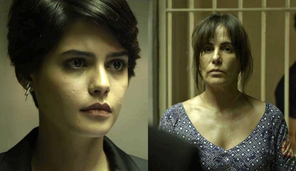 Adriana (Julia Dalavia) e Duda (Gloria Pires) de O Outro Lado do Paraíso
