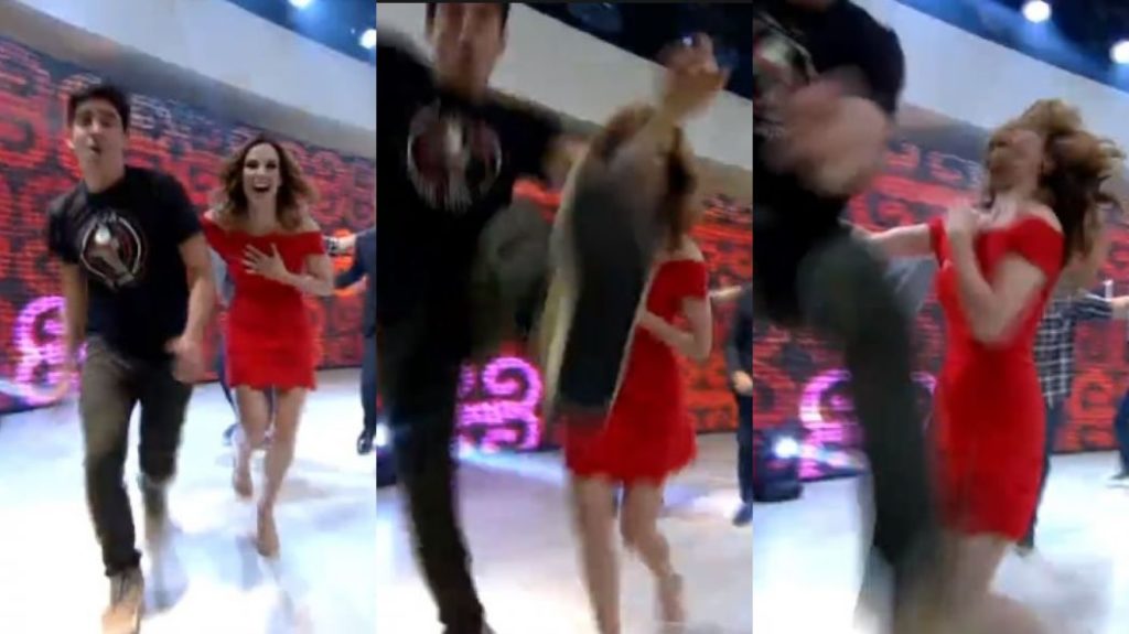 Ana Furtado e Marcelo Adnet no Encontro