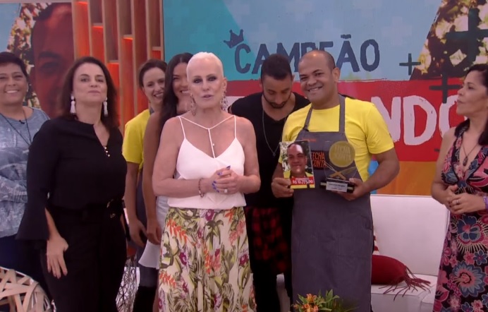 Ana Maria Braga e Fernando Almeida no Mais Voce