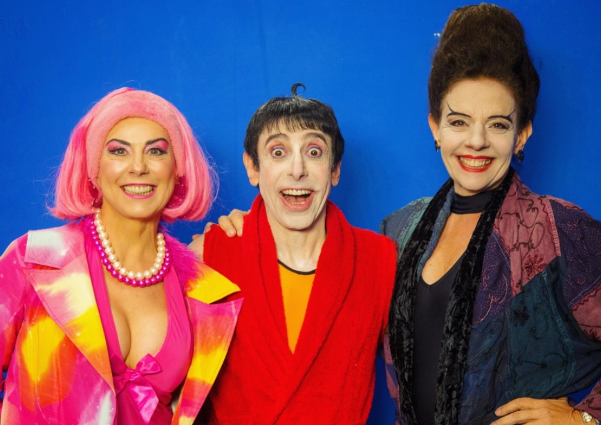 Angela Dippe, Cassio Scapin e Rosi Campos