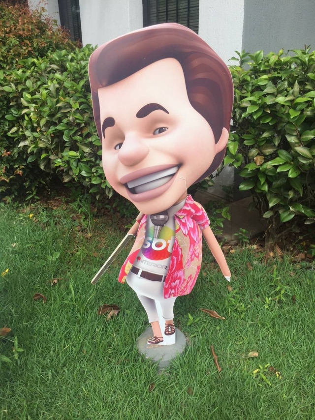 Boneco de Silvio Santos foi furtado no interior de SP (Marcelo Casagrande/ SBT)
