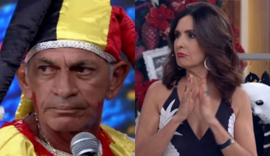 Burruchaga e Fatima Bernardes no Encontro