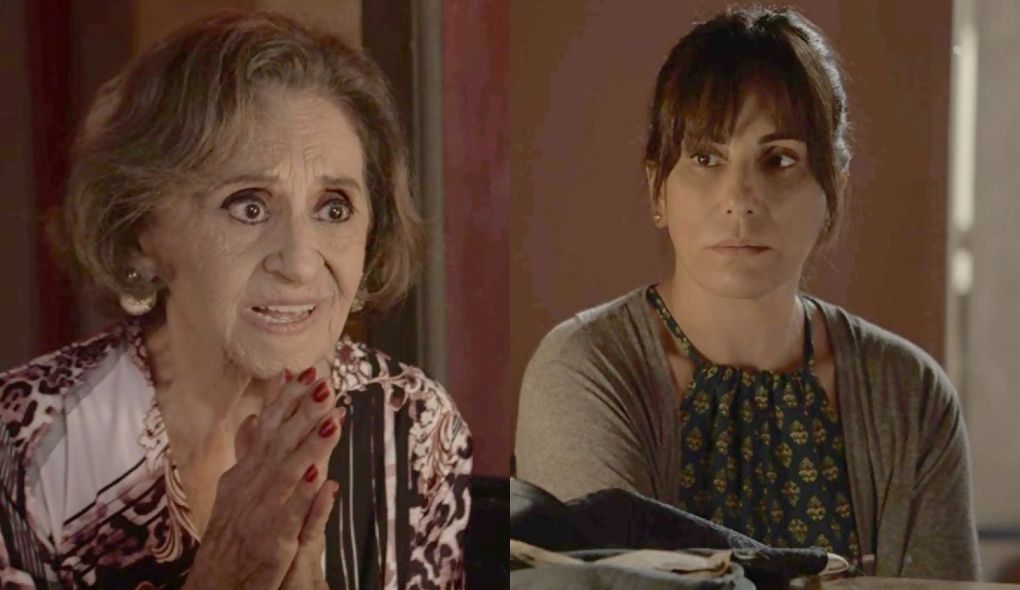 Caetana (Laura Cardoso) e Duda (Gloria Pires) de O Outro Lado do Paraiso