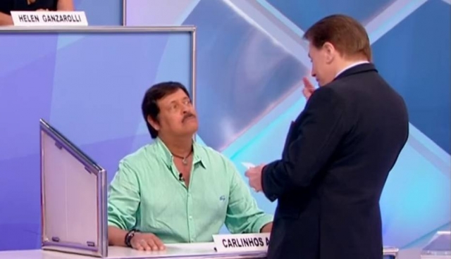 Carlinhos Aguiar e Silvio Santos