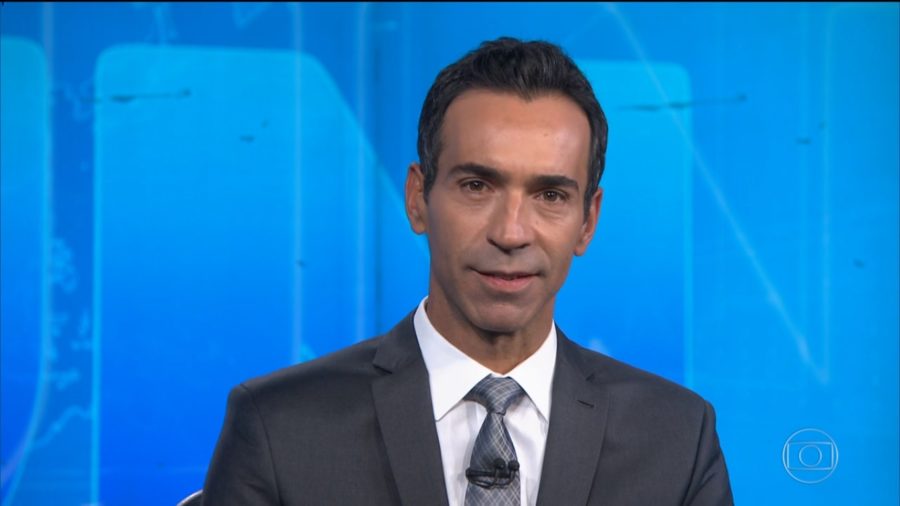 César Tralli no Jornal Nacional