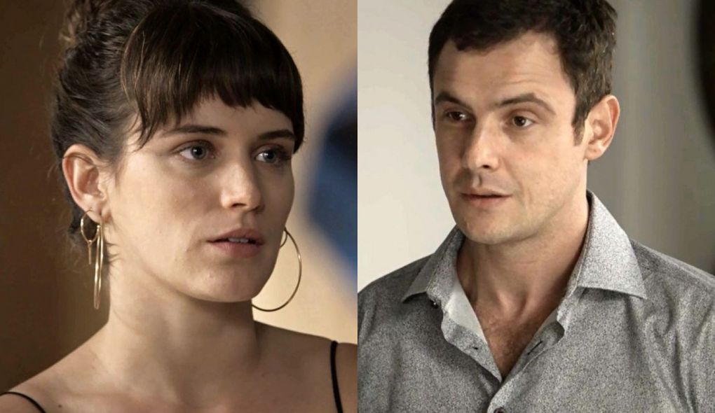 Clara (Bianca Bin) e Gael (Sergio Guize) de O Outro Lado do Paraiso