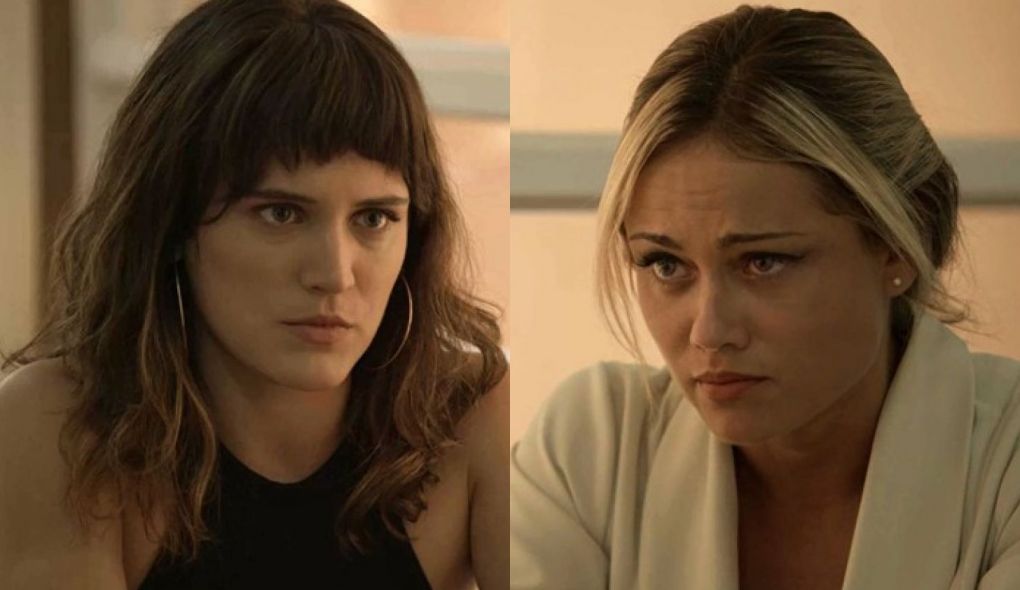 Clara (Bianca Bin) e Suzy (Ellen Rocche) de O Outro Lado do Paraiso
