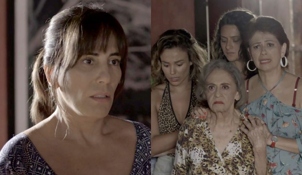 Duda (Gloria Pires) e Caetana (Laura Cardoso de O Outro Lado do Paraiso