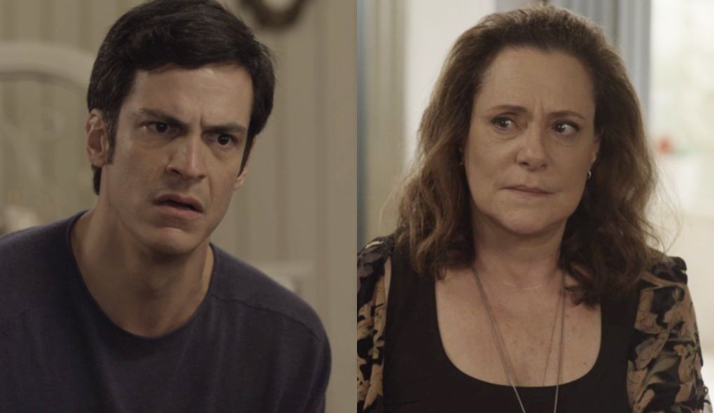 Eric (Mateus Solano) e Arlete (Elizabeth Savala) de Pega Pega