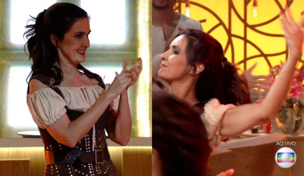 Fatima Bernardes se apresentou no Encontro