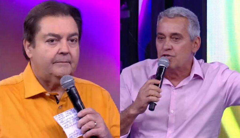Faustao e Mauro Naves no Ding Dong