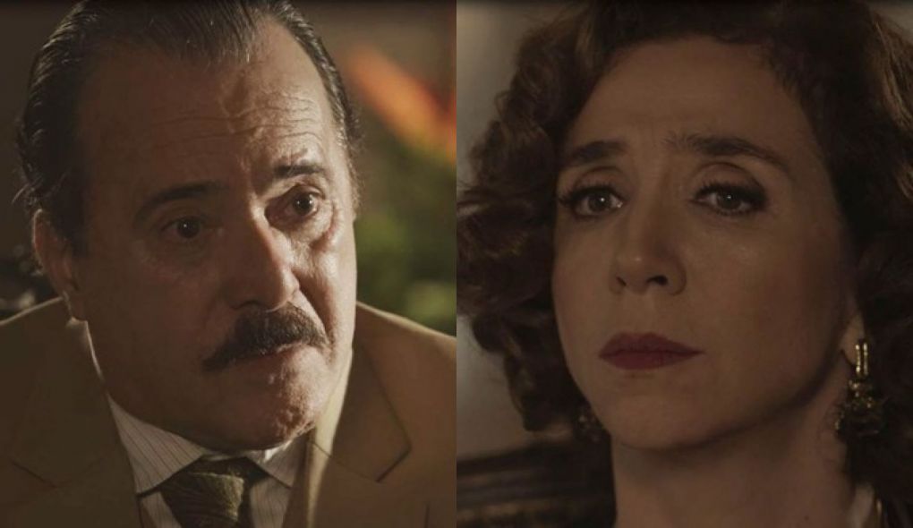 Jose Augusto (Tony Ramos) e Celeste Herminia (Marisa Orth) de Tempo de Amar