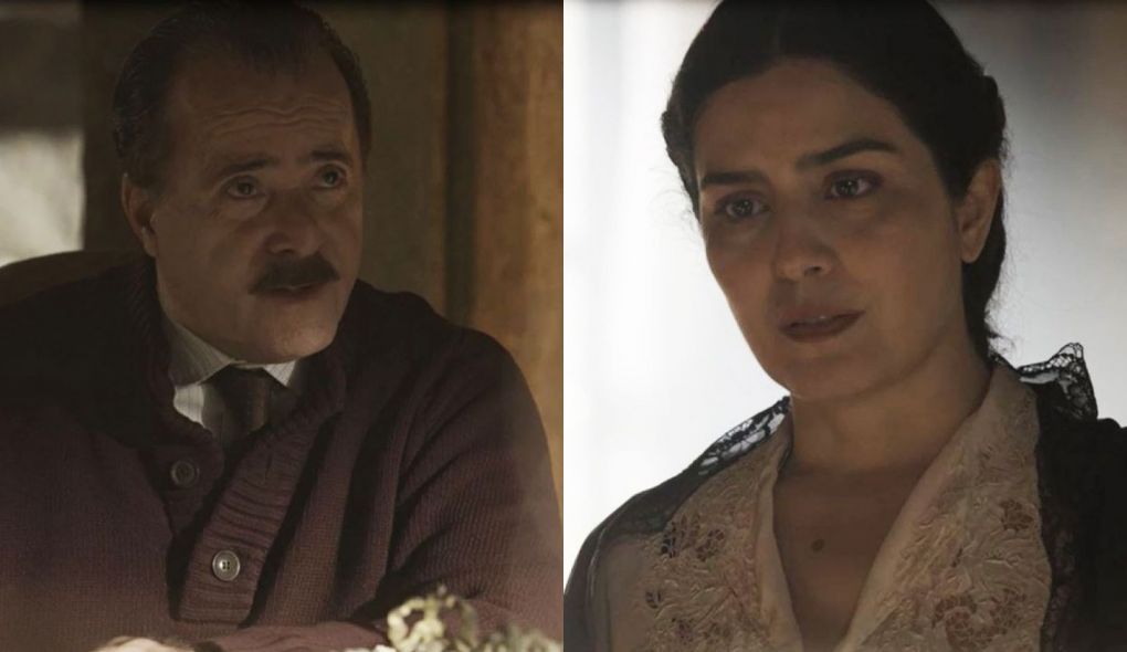 Jose Augusto (Tony Ramos) e Delfina (Leticia Sabatella) de Tempo de Amar