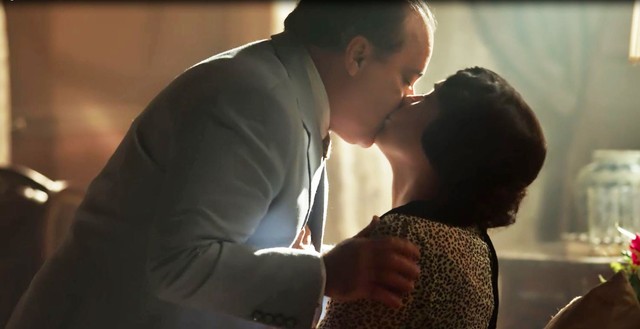 José Augusto (Tony Ramos) e Lucerne (Regina Duarte) de Tempo de Amar