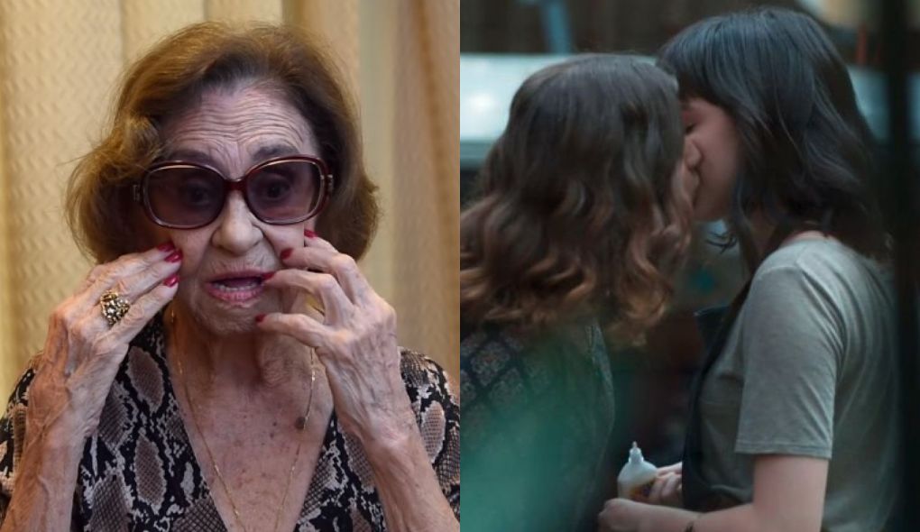 Laura Cardoso e personagens de Malhacao