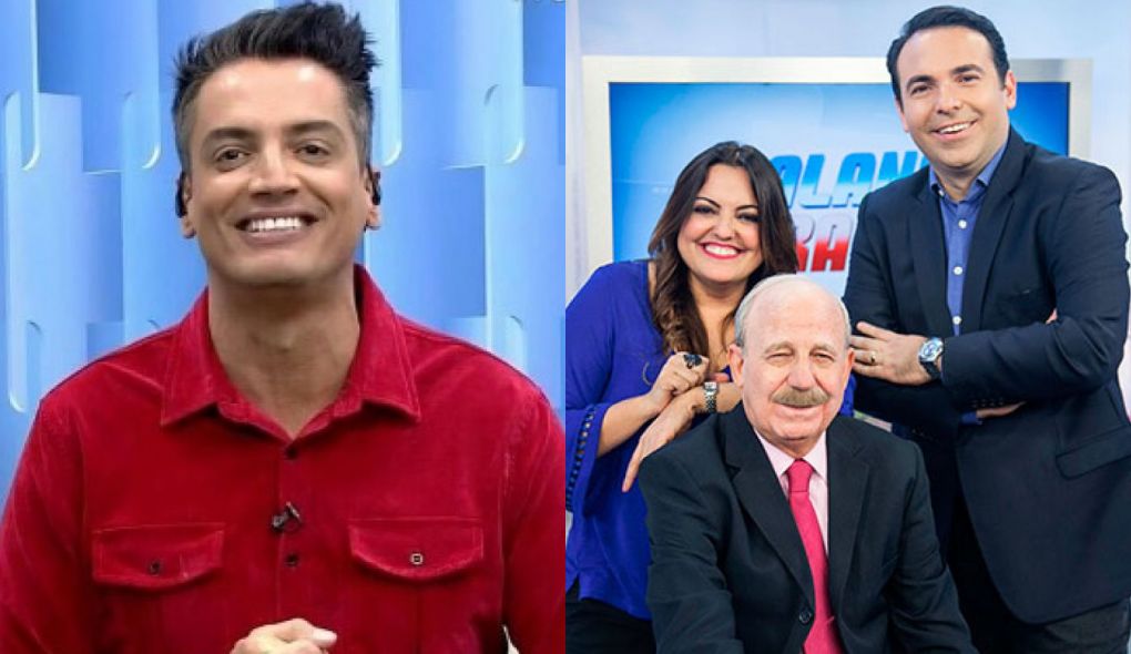 Leo Dias, Fabiola Reipert, Renato Lombardi e Reinaldo Gottino