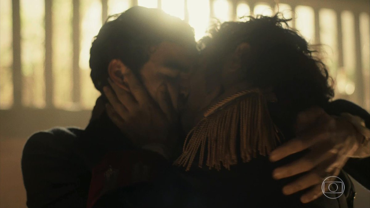 Trama de época trouxe amor entre dois homens (Reprodução/TV Globo)