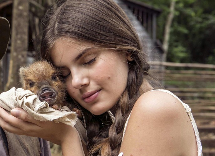 Porquinha se destacou em trama rural (Divulgação/TV Globo)