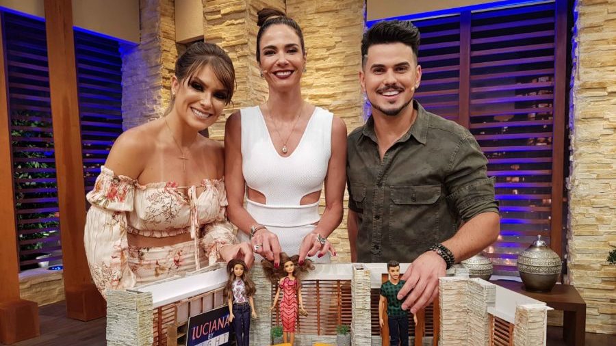 Débora Lyra, Luciana Gimenez e Gabriel Gava