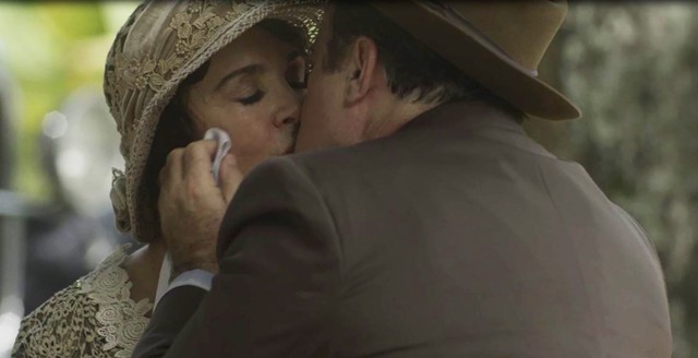 Lucerne (Regina Duarte) e Jose Augusto (Tony Ramos) de Tempo de Amar