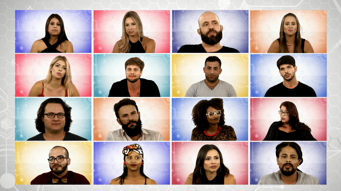 Mosaico com todos os participantes do BBB18 (Foto: Divulgação)