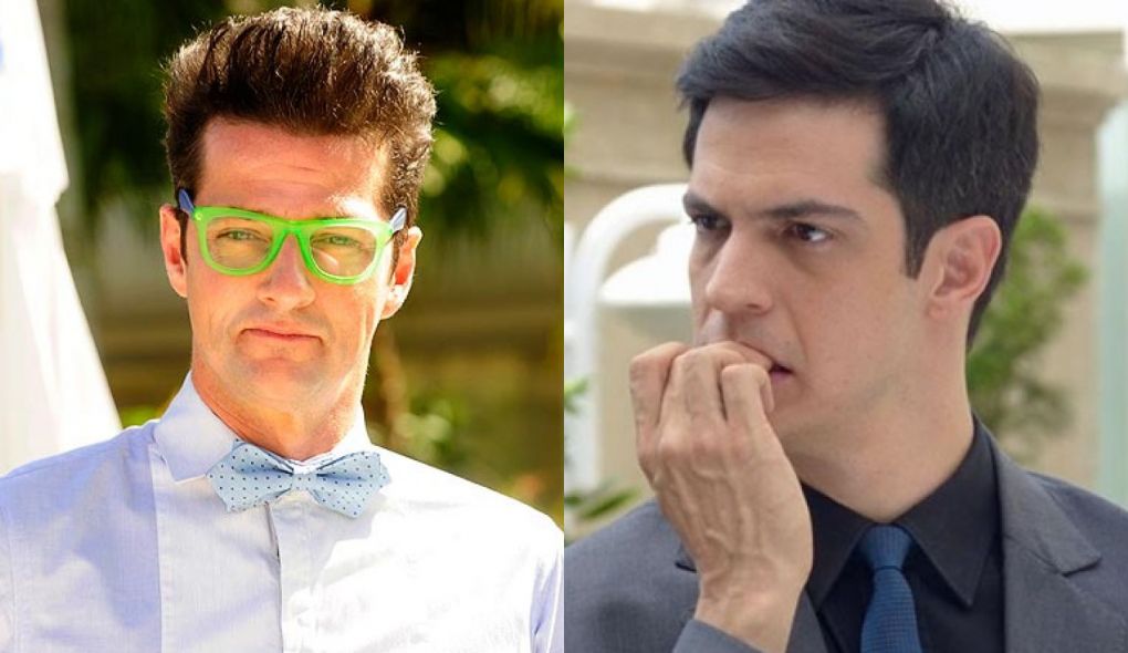 Marcelo Serrado e Mateus Solano