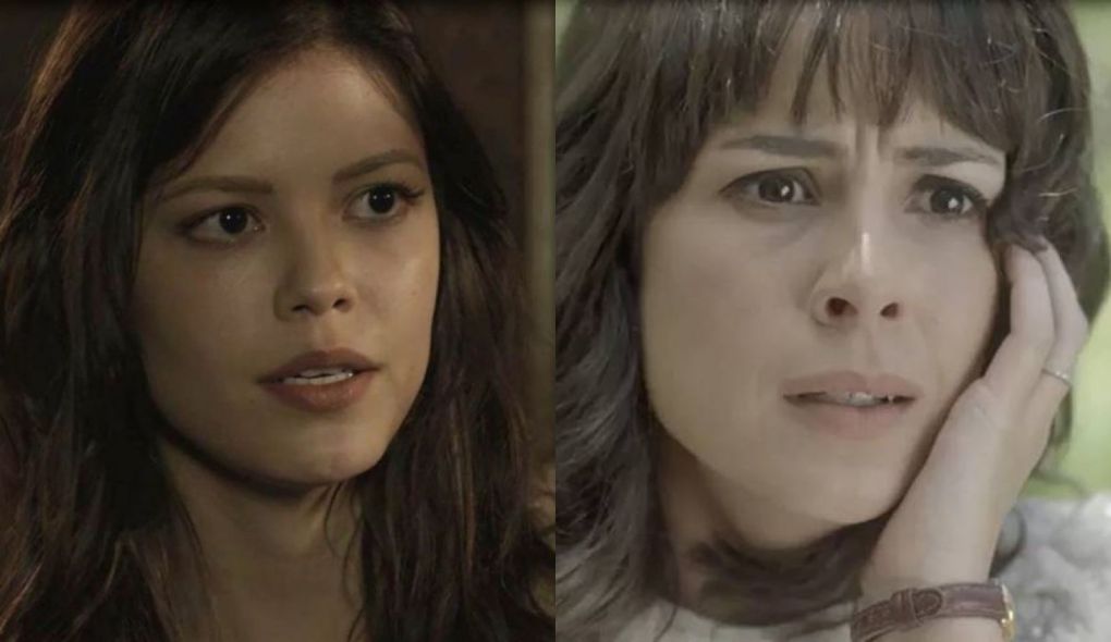 Maria Vitoria (Vitoria Strada) e Lucinda (Andreia Horta) de Tempo de Amar