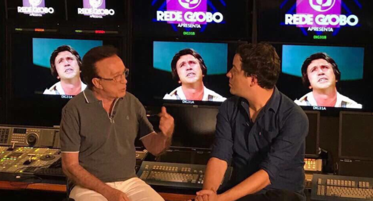 Moacyr Franco e Rafael Cortez no Video Show